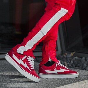 Vans Revenge x Storm Low Top Sneakers (red) Size 10.5